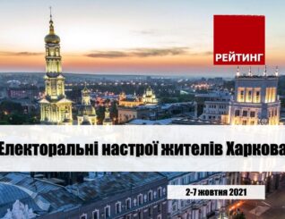 Группа Рейтинг: электоральные настроения жителей Харькова, октябрь 2021